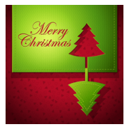 creative christmas cards Logo PNG Vector