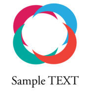 Cut circle company Logo PNG Vector