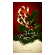 cute christmas Logo PNG Vector