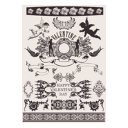 european gorgeous valentine day theme classic lace Logo PNG Vector