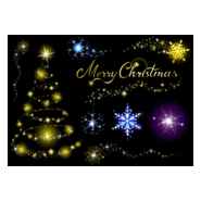 flash christmas Logo PNG Vector