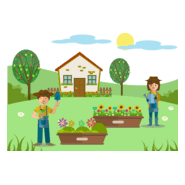 gardening Logo PNG Vector