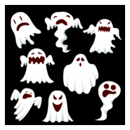 ghost set Logo PNG Vector