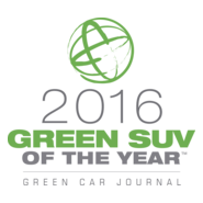 Green Car Journal 2016 Green Car of the year Logo PNG Vector
