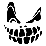 halloween scary face Logo PNG Vector