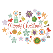 hand drawn christmas pack Logo PNG Vector