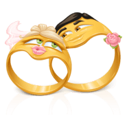 happy valentines day rose card Logo PNG Vector