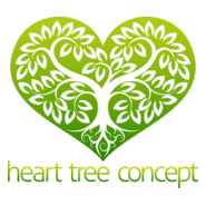 Heart tree Logo PNG Vector