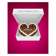 love chocolate cake Logo PNG Vector