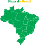 Mapa do Brasil Logo PNG Vector