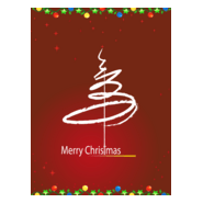 merry christmas calligraphic stroke x mas card Logo PNG Vector