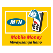 MTN Mobile Money Logo PNG Vector