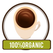 Organic coffee Logo PNG Vector