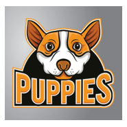 Puppies Logo PNG Vector