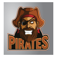 Retro pirates Logo PNG Vector