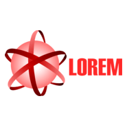 Ribbons wrap the globe company Logo PNG Vector