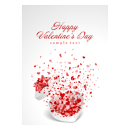 romantic valentine day cards Logo PNG Vector
