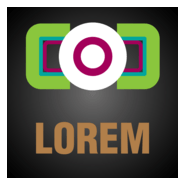 square inside circle company Logo PNG Vector