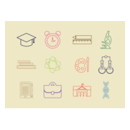 studying elements Logo PNG Vector