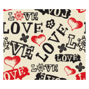 super cute valentine day background Logo PNG Vector