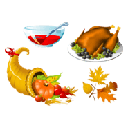 thanksgiving symbol set Logo PNG Vector