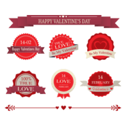 valentine lable Logo PNG Vector