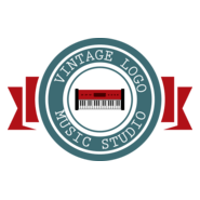 vintage music studio Logo PNG Vector