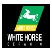 White horse ceramic Logo PNG Vector