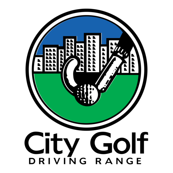 City Golf Driving Range Logo PNG Vector