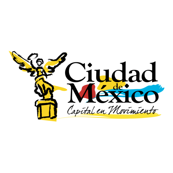 Ciudad de Mexico Capital en Movimiento Logo PNG Vector