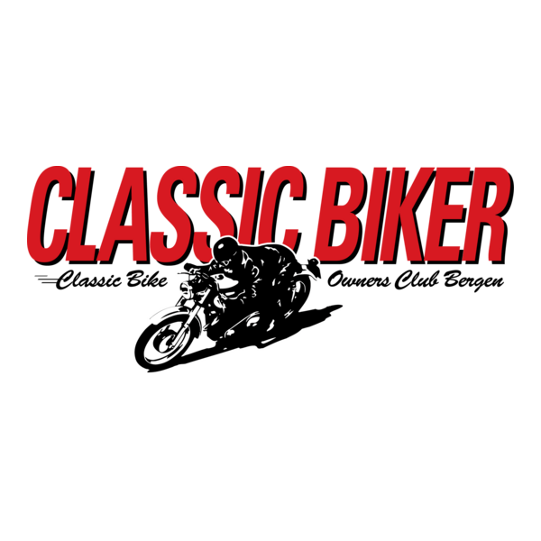 Classic Biker Logo PNG Vector