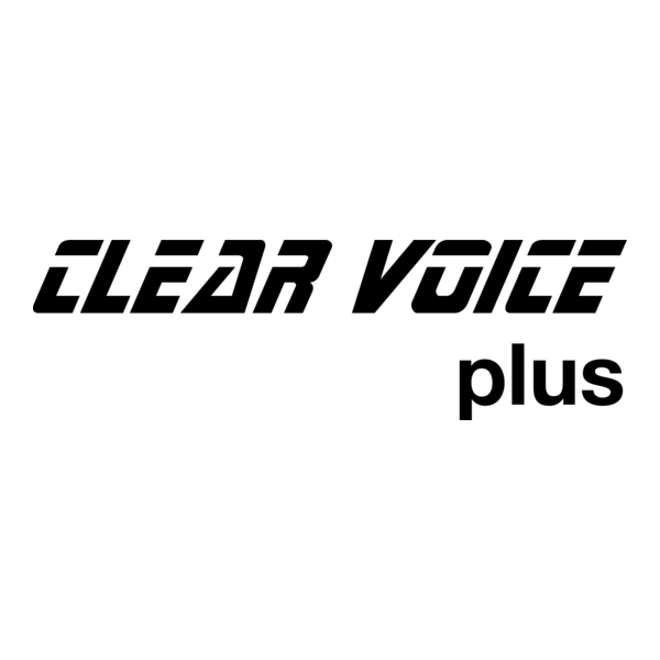 Clear Voice plus Logo PNG Vector