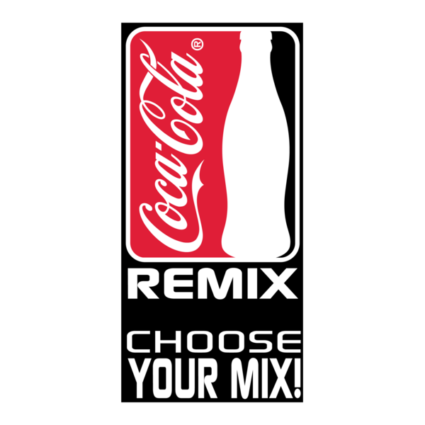 Coca Cola Remix Logo PNG Vector