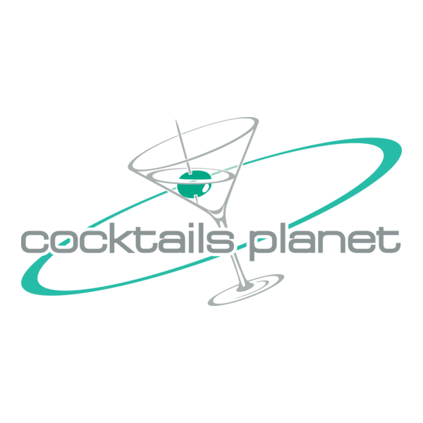 Cocktails Planet Logo PNG Vector
