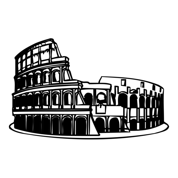 colosseo roma Logo PNG Vector