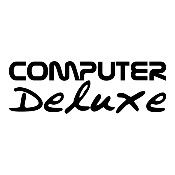 Computer Deluxe Logo PNG Vector