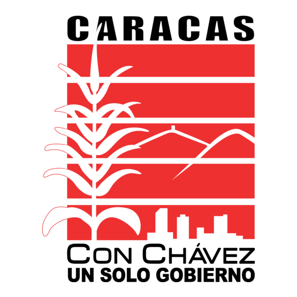 Con Chavez Un Solo Gobierno Logo PNG Vector