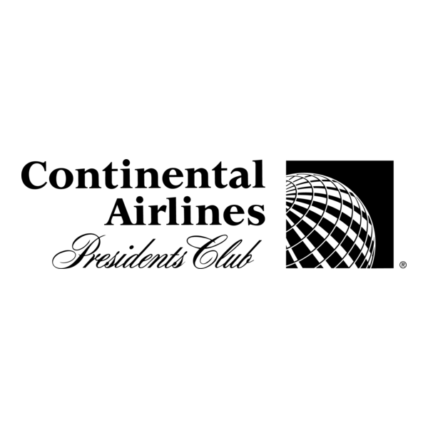Continental Airlines Presidents Club Logo PNG Vector