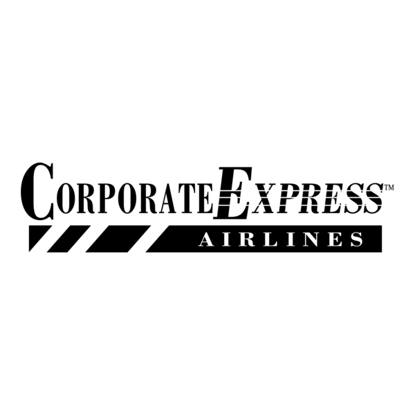 Corporate Express Airlines Logo PNG Vector
