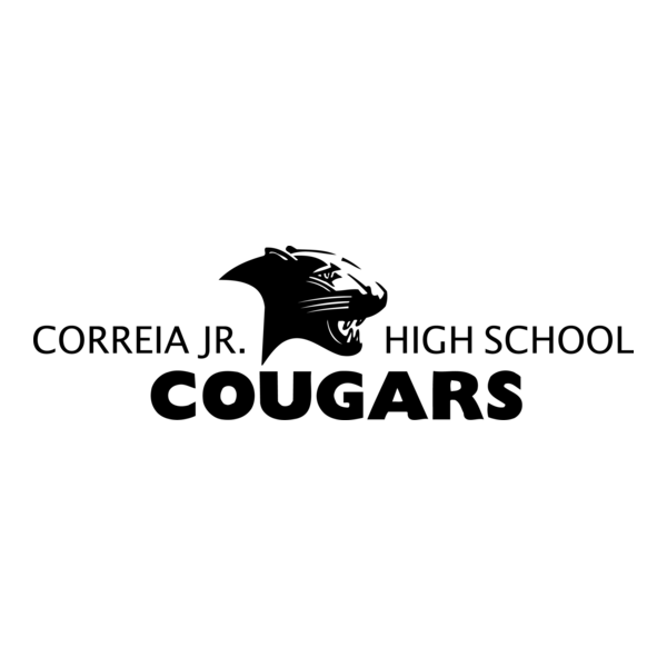 Correia Jr. High School Cougars Logo PNG Vector