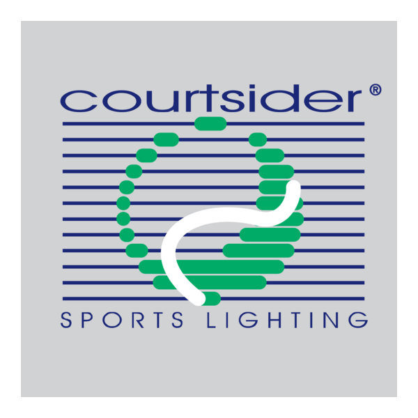 Courtsider Sports Lighting Logo PNG Vector