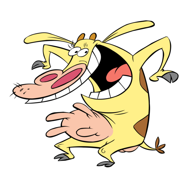 Cow & Chicken Logo PNG Vector