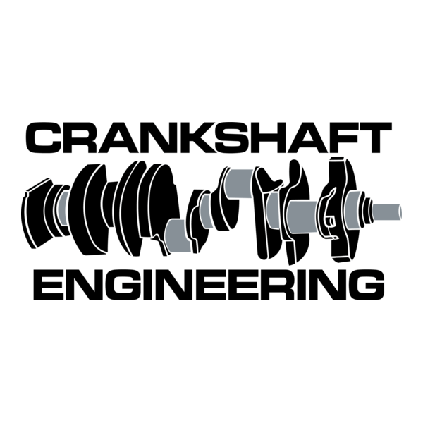 Crankshaft Engineering Logo PNG Vector