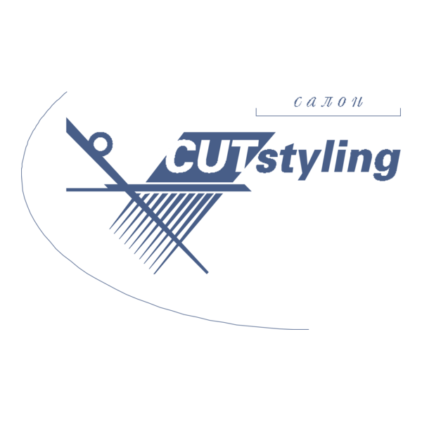 Cut Styling Logo PNG Vector