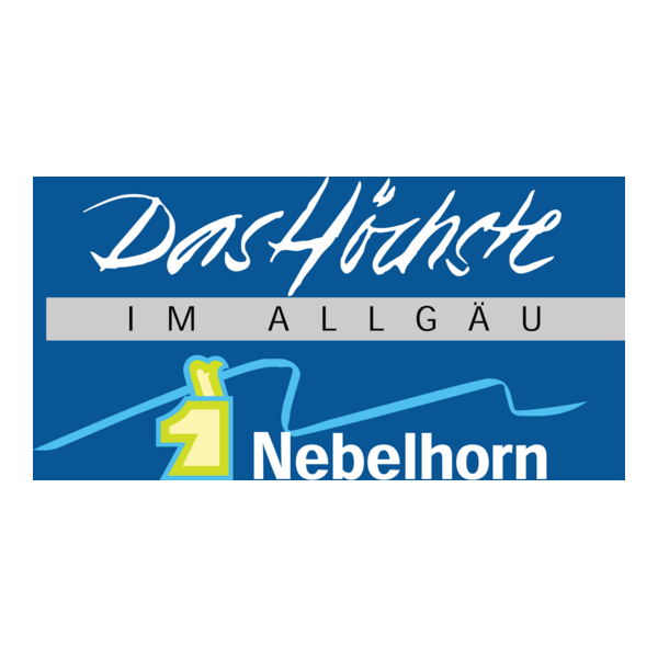 Das Höchste im Allgäu Nebelhorn Logo PNG Vector
