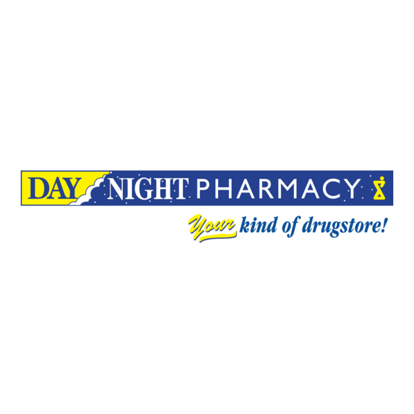 Day Night Pharmacy Logo PNG Vector