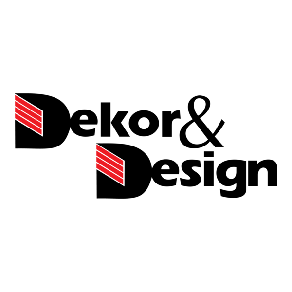 Dekor & Design Logo PNG Vector