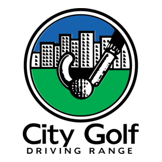 City Golf Driving Range Logo PNG Vector