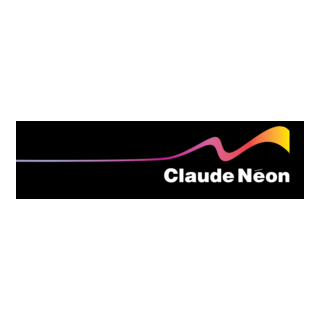 Claude Neon Logo PNG Vector