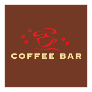 Coffee Bar Logo PNG Vector